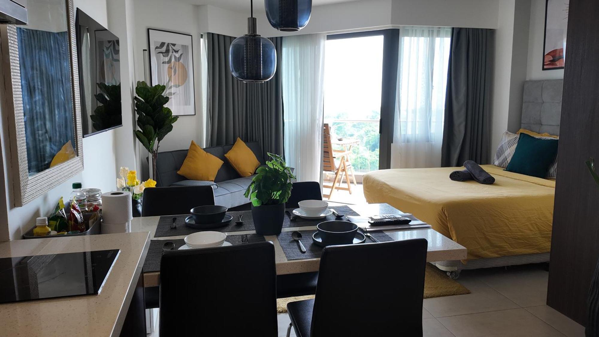 Dominiks Stylish Resort Gem Ocean View Pool Queen Bed At Tambuli 8 Floor Fast Wifi Lapu-Lapu City Eksteriør billede