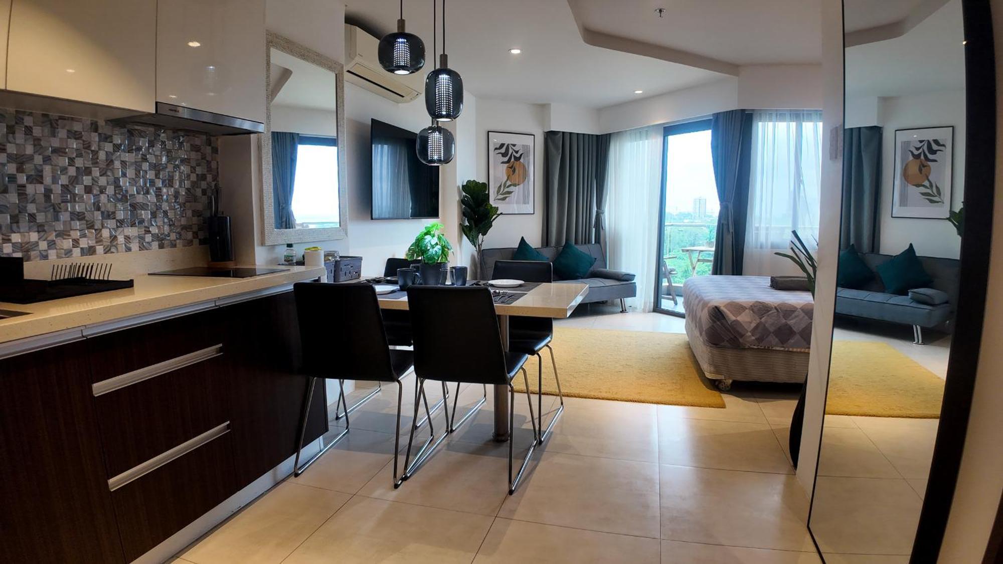 Dominiks Stylish Resort Gem Ocean View Pool Queen Bed At Tambuli 8 Floor Fast Wifi Lapu-Lapu City Eksteriør billede